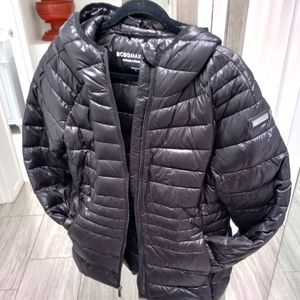BCBG black puffer jacket
